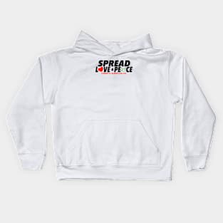 Spread Love & Peace Kids Hoodie